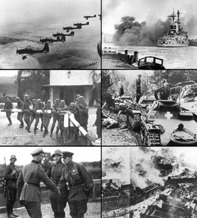 1939 german forces attacked multiple locations in poland includi 09 01