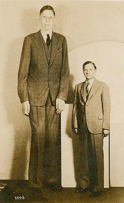1940 robert wadlow american giant 811 271 cm born 1918 07 15
