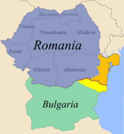 1940 romania returns southern dobruja to bulgaria under the treat 09 07