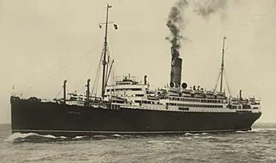 1942 rms laconia was sunk by a u boat off the coast of west afric 09 12