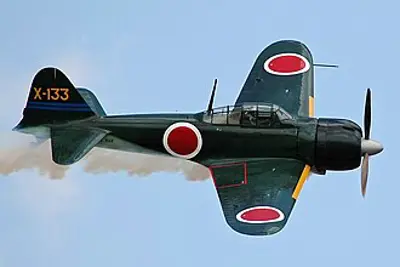 1942 world war ii an american pilot spots a downed intact mitsu 07 10
