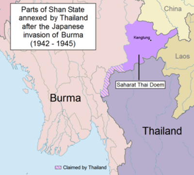 1942 world war ii the thai phayap army invades the shan states d 05 10