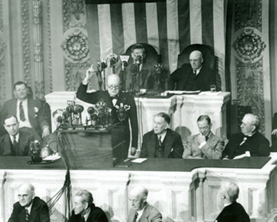 1943 winston churchills second wartime address to the u.s