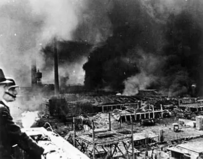 1943 world war ii in the second firestorm raid on germany the b 10 22