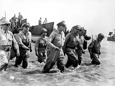 1944 united states forces land in the philippines