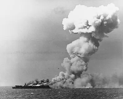 1944 world war ii the battle of leyte gulf begins
