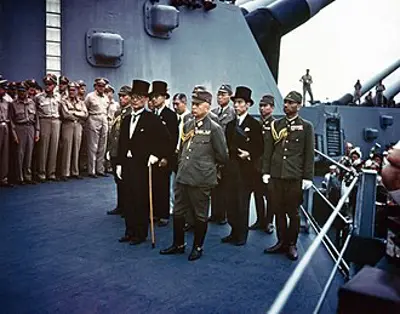 1945 world war ii the japanese instrument of surrender is signed 09 02