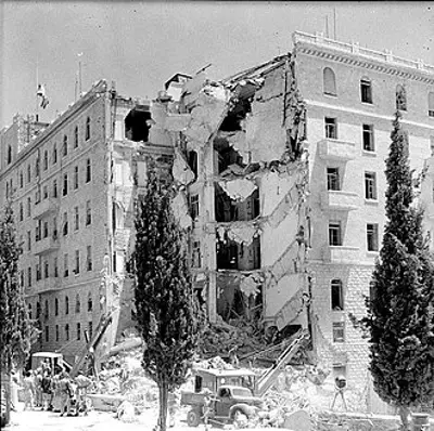 1946 king david hotel bombing a zionist underground organisation 07 22