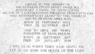 1947 edwin savage english priest and author born 1862 10 26