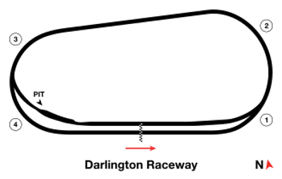 1950 darlington raceway is the site of the inaugural southern 500 09 04
