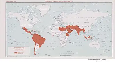 1950 iran becomes the first country to accept technical assistanc 10 19