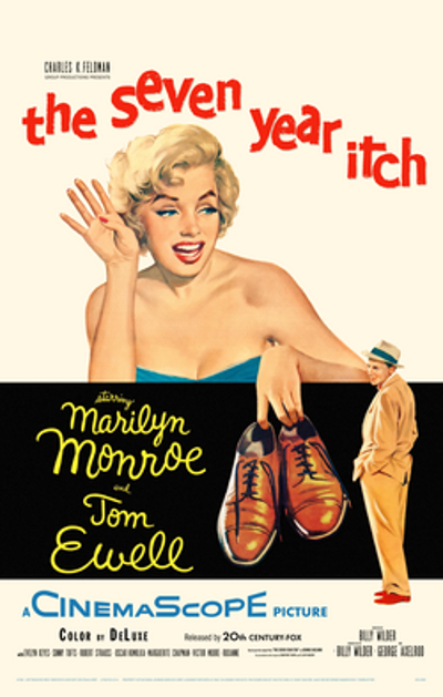 1954 the scene in the seven year itch of marilyn monroe standing 09 15