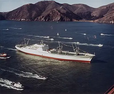 1959 ns savannah the first nuclear powered cargo passenger ship 07 21