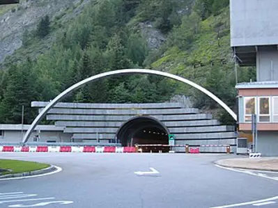 1965 the mont blanc tunnel linking france and italy opens