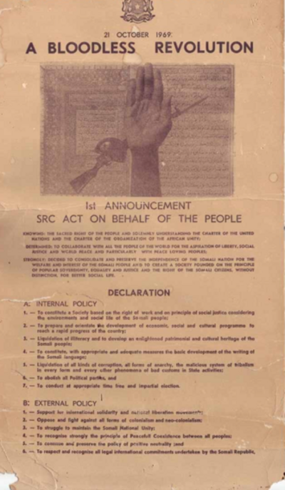 1969 the 1969 somali coup detat establishes a marxistleninist a 10 21
