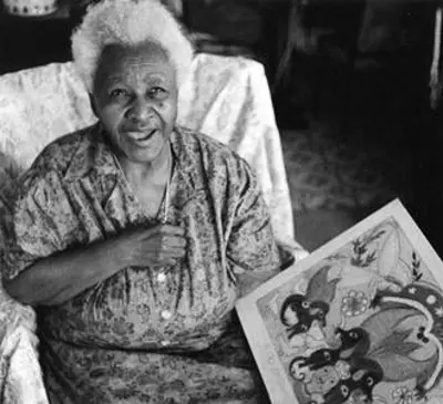 1971 minnie evans american artist born 1888 10 21