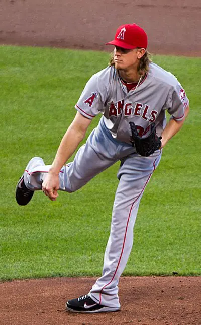 1982 jered weaver american baseball player 10 04