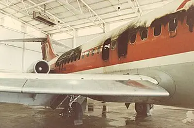 1983 after an emergency landing because of an in flight fire twe 06 02
