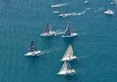 1983 the racing yacht australia ii captained by john bertrand w 09 26