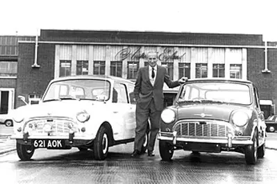 1988 alec issigonis english car designer designed the mini bor 10 02