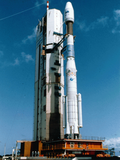 1988 the ariane 4 rocket is launched on its maiden flight