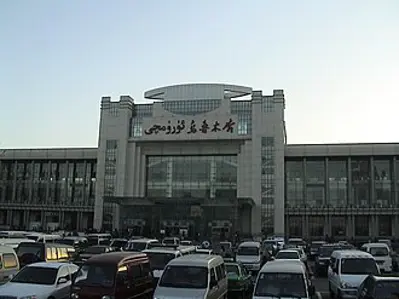1990 construction of the northern xinjiang railway terminus pict 09 16