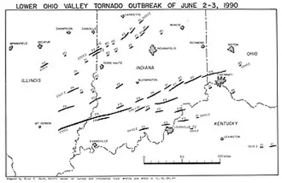 1990 the lower ohio valley tornado outbreak spawns 66 confirmed t 06 02