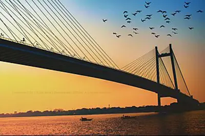 1992 after 20 years of construction vidyasagar setu the longest 10 10