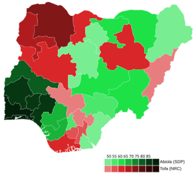 1993 an election takes place in nigeria and is won by moshood kas 06 12