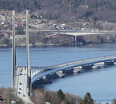 1994 the nordhordland bridge crossing salhusfjorden between klau 09 22