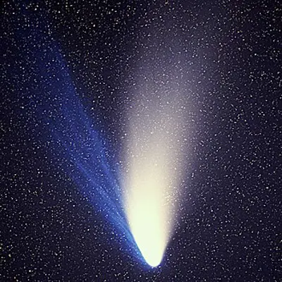 1995 comet halebopp is discovered it becomes visible to the nak 07 23