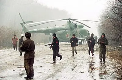 1996 first chechen war russian president boris yeltsin meets wit 05 27
