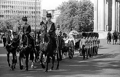 1997 the funeral of diana princess of wales takes place in londo 09 06