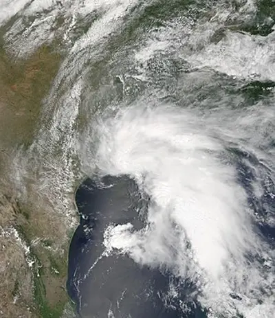2001 tropical storm allison makes landfall on the upper texas coa 06 05