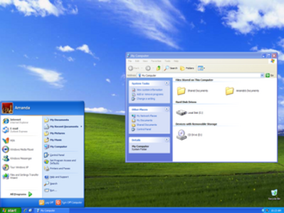 2001 windows xp one of the most popular and widely used versions 10 25