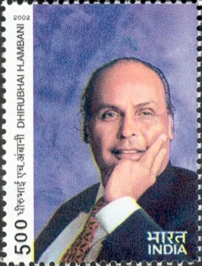2002 dhirubhai ambani indian businessman founded reliance indus 07 06