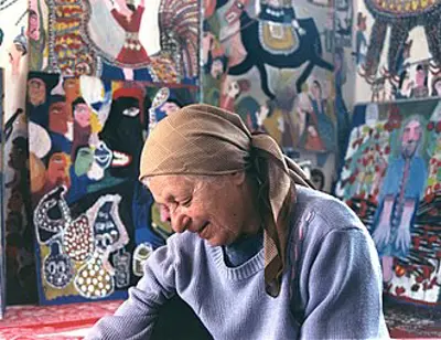 2005 mokarrameh ghanbari iranian painter born 1928 10 24