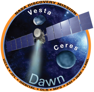 2007 nasa launches the dawn probe to the asteroid belt