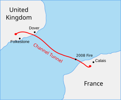 2008 a major channel tunnel fire breaks out on a freight train r 09 11
