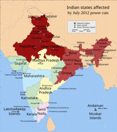 2012 a power grid failure in delhi leaves more than 300 million p 07 30