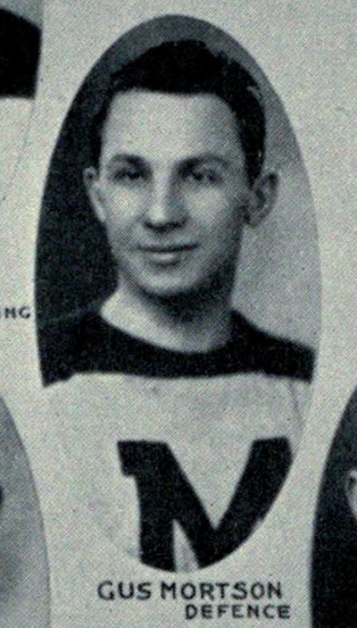 2015 gus mortson canadian ice hockey player and coach born 1925 08 08