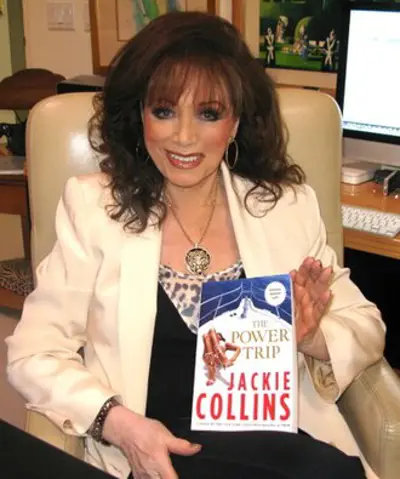 2015 jackie collins english novelist born 1937 09 19