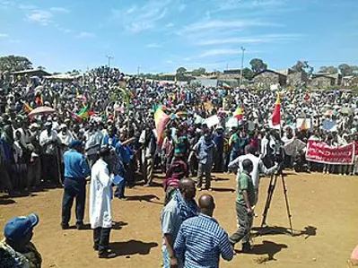 2016 ethiopian protests break out during a festival in the oromia 10 02
