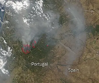 2017 a series of wildfires in central portugal kill at least 64 p 06 17
