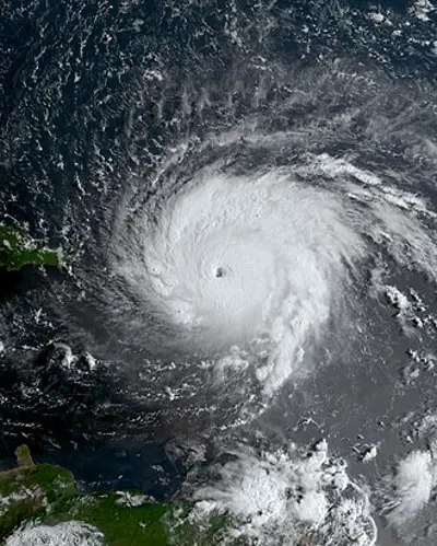 2017 hurricane irma reached peak intensity near the caribbean isl 09 06