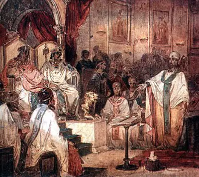 451 the first session of the council of chalcedon begins
