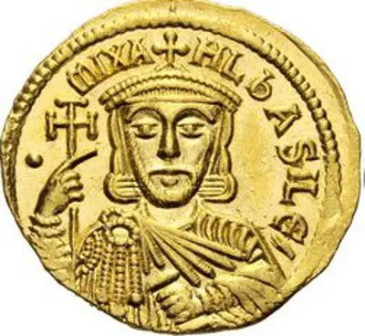 813 byzantine emperor michael i rangabe depicted under threat 07 11